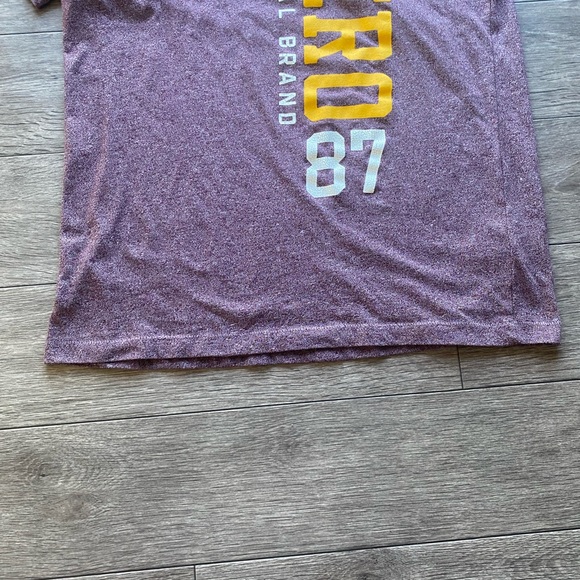 Aéropostale Burgundy Men’s T-Shirt Medium - Picture 6 of 9